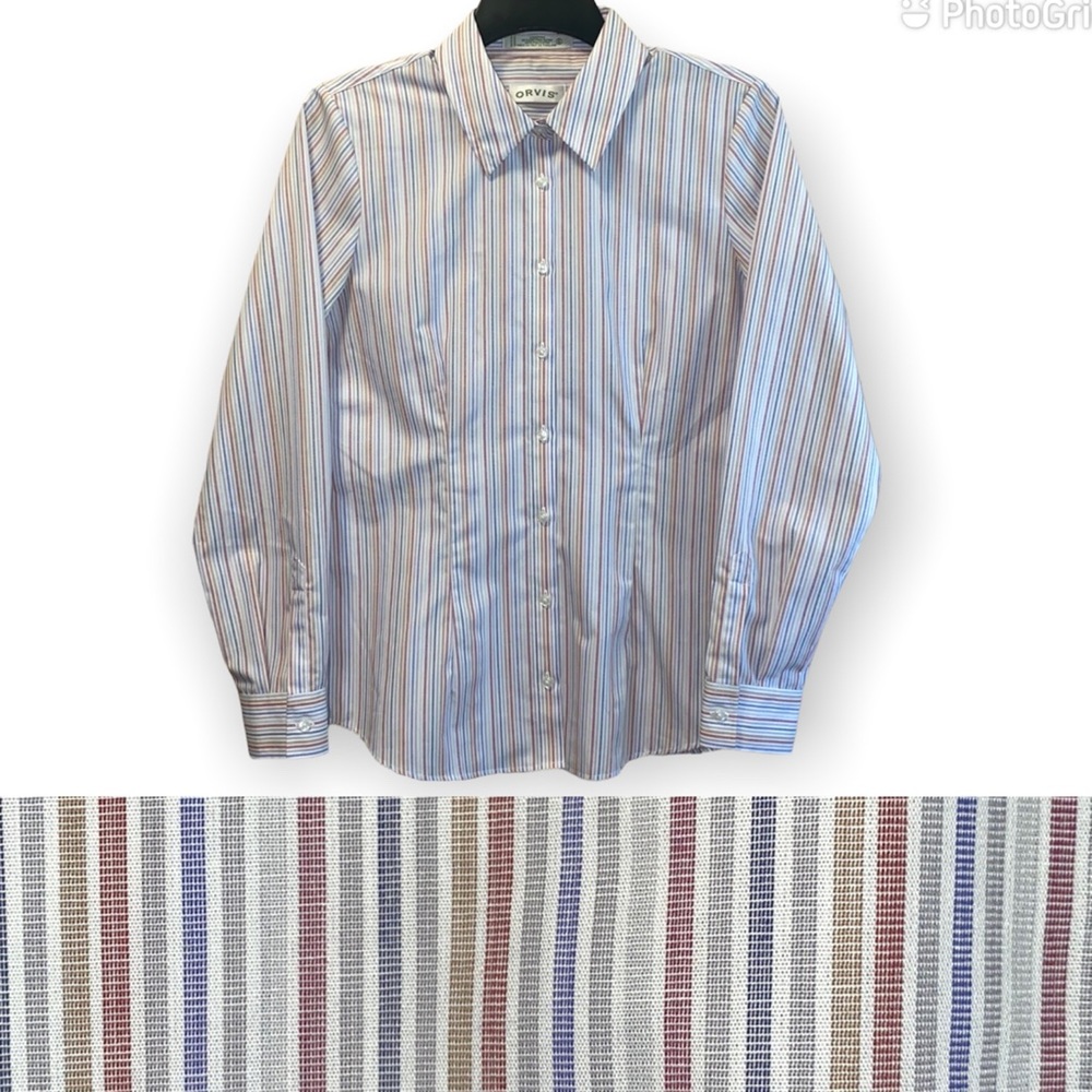 Orvis Women’s Striped Button Down Blouse